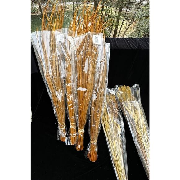 6 Large Bundles Of Fall Harvest Halloween Artificial Flower Floral Filler Design - Picture 12 of 12